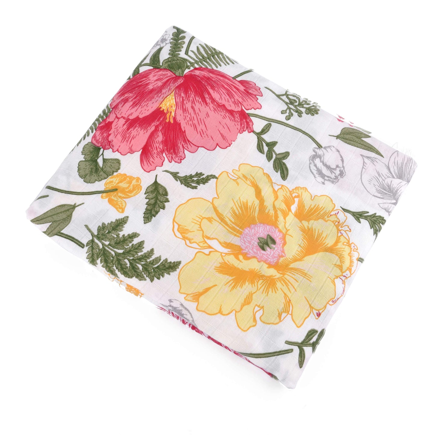 Muslin Swaddle Floral Blanket